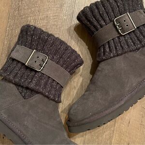 Ugg | Cambridge Knit Leather Boots